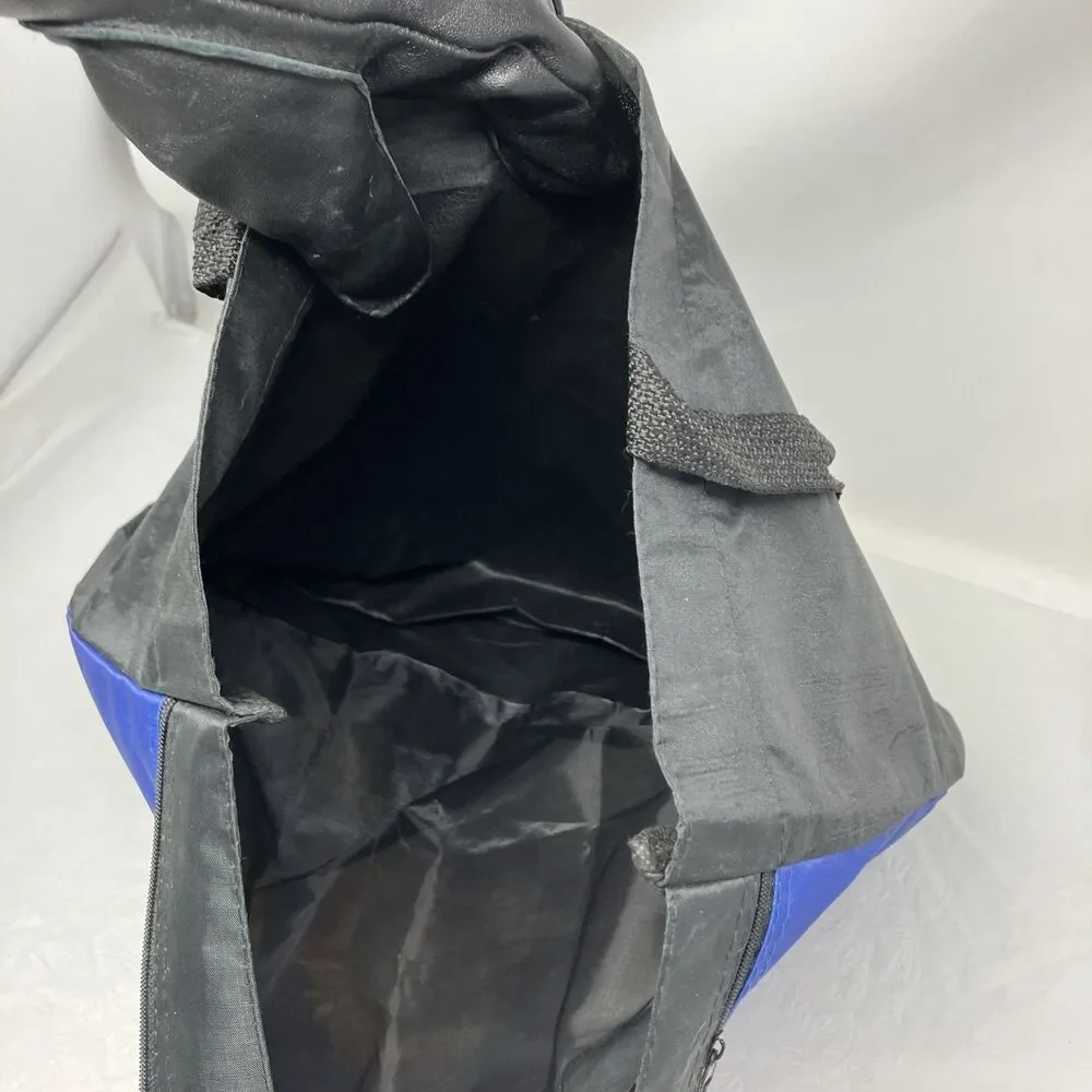 Veterans of Foreign Wars US Blue Tote Bag Zippered Side Pocket ~ 15x17 EUC
